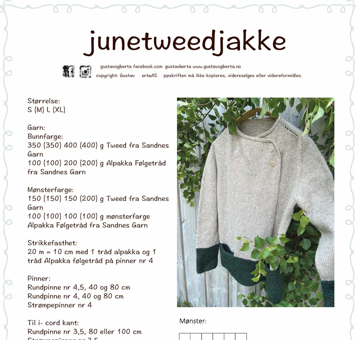 Forhåndsvisning av Junetweedjakke