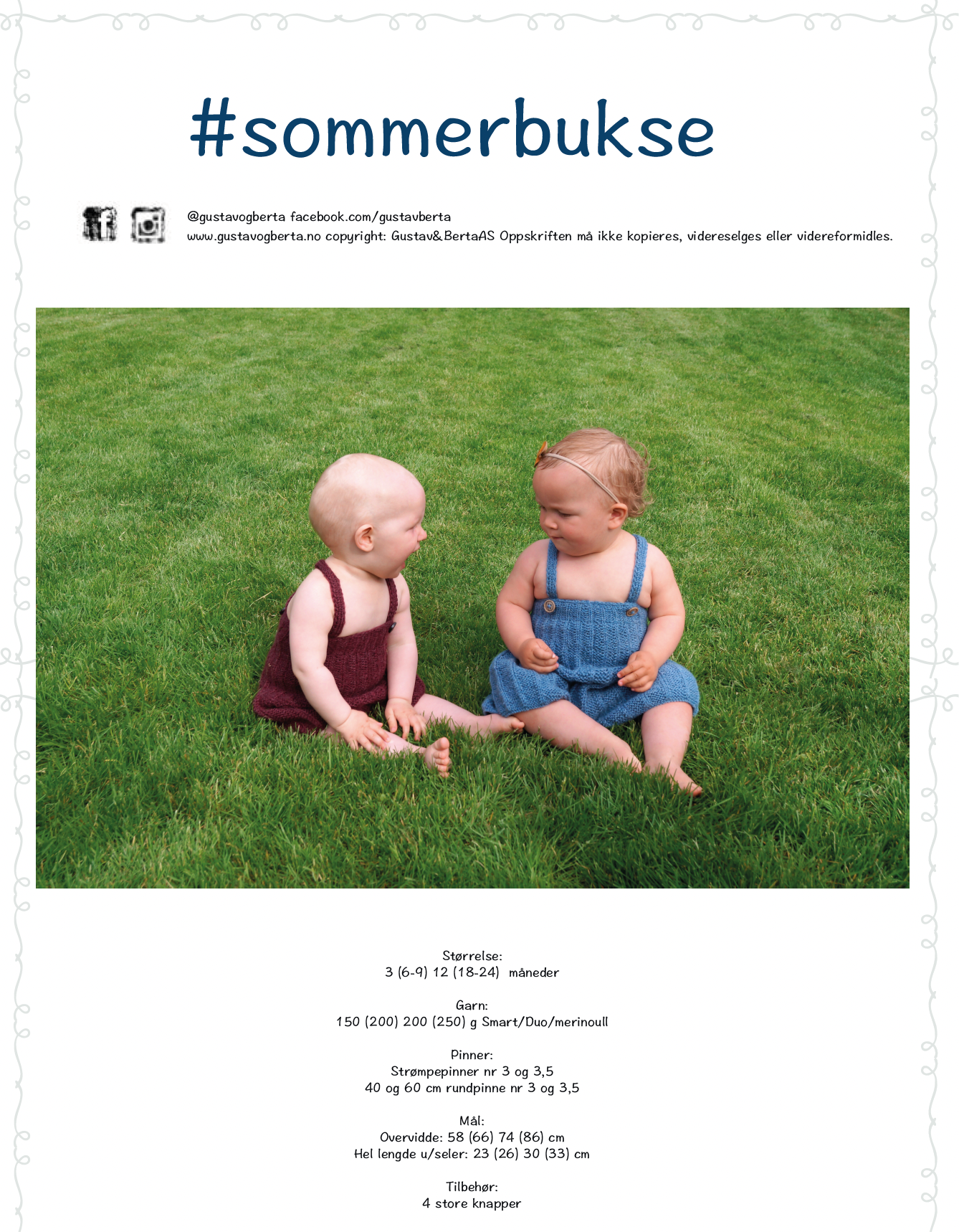 Forhåndsvisning av Sommerbukse