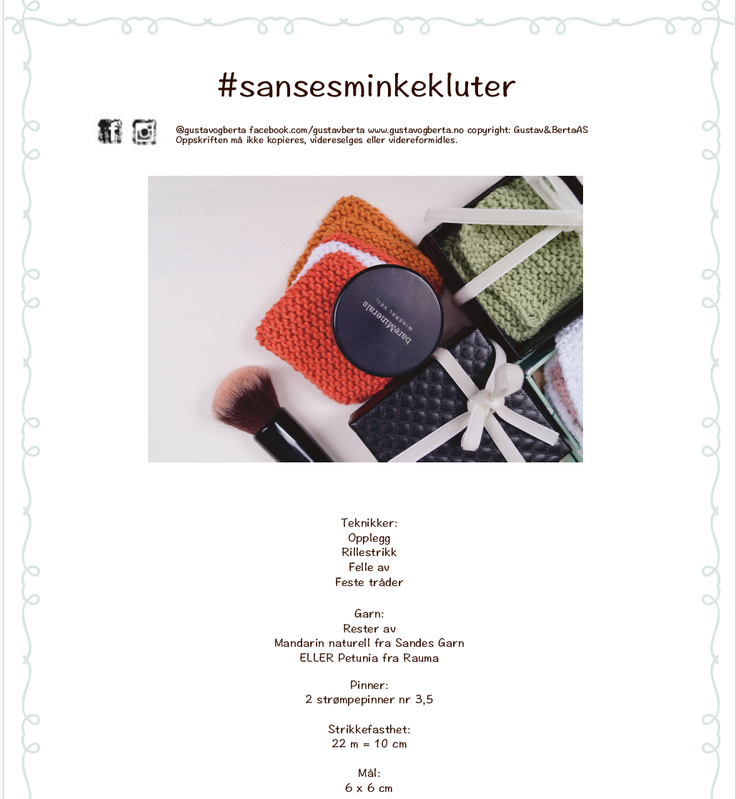 Forhåndsvisning av Sanssminkekluter