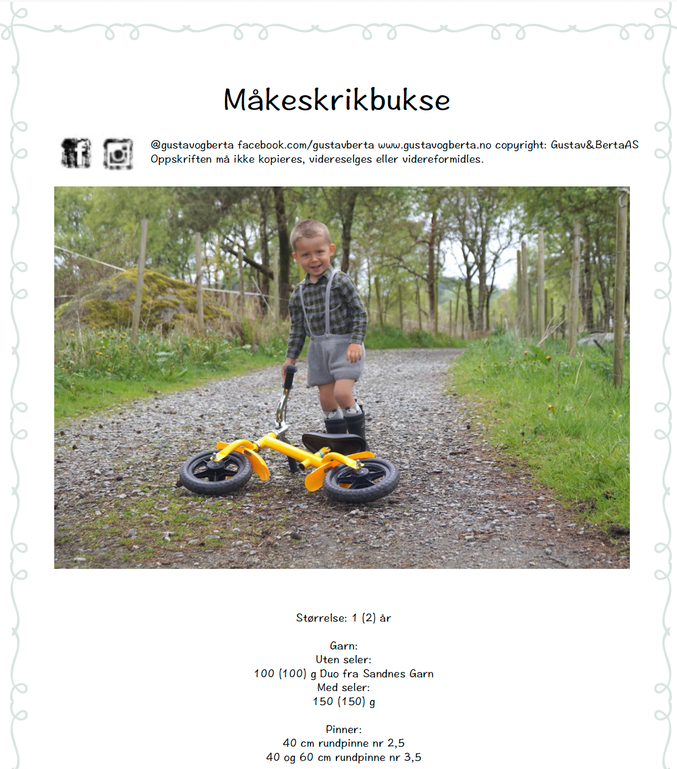 Forhåndsvisning av Måkeskrikbukse
