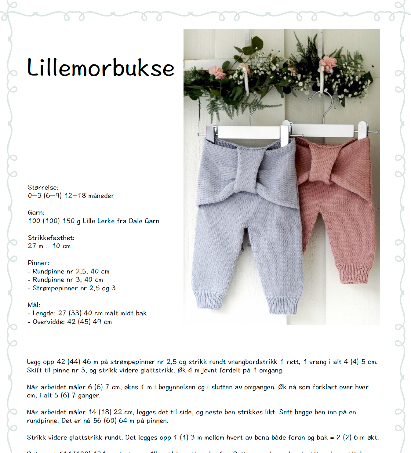 Forhåndsvisning av Lillemorbukse